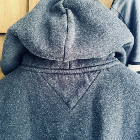 Tommy Hilfiger Embroidered Heritage Logo Hoodie And Flag Logo T-shirt Set Large - Picture 10 of 16